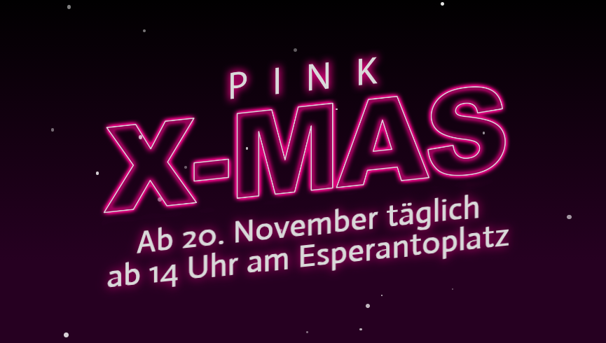 Grrrls Chor singt: Bei der Pink X-Mas!